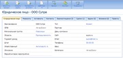 ELMA CRM. Стандартный вид карточки контрагента