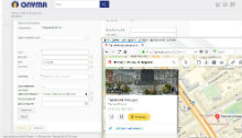 Увеличить Работа с картами в Onyma CRM